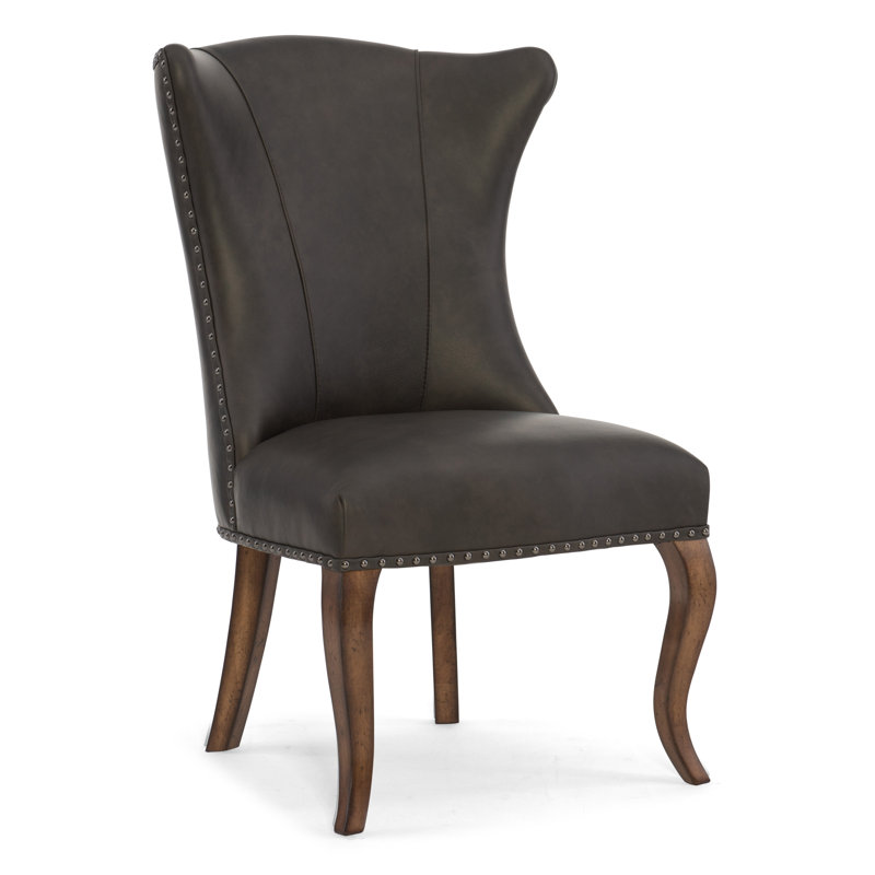 Hooker Furniture Leather Genuine Leather Upholstered Dining Chair & Reviews Wayfair